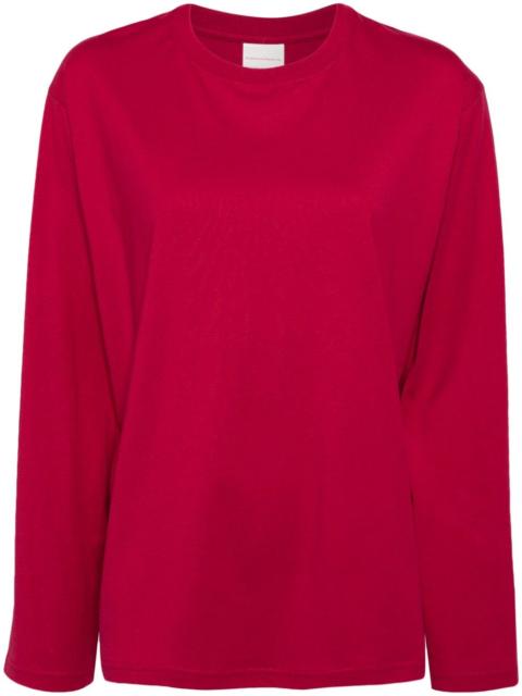 logo-print organic cotton T-shirt