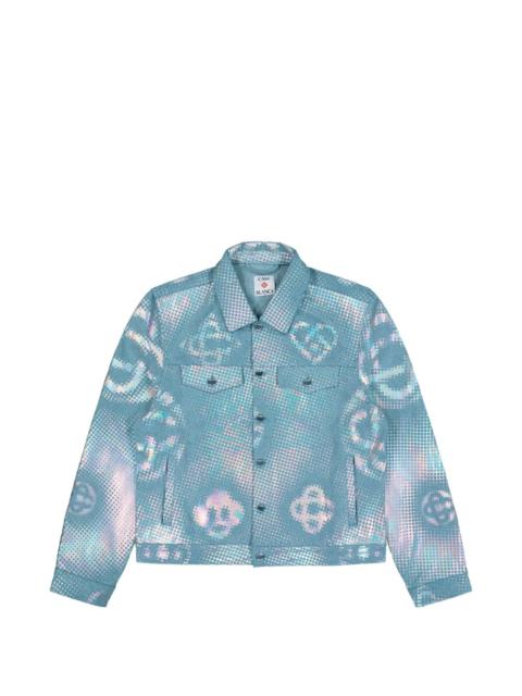 monogram denim jacket