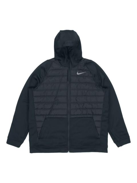 Nike Full-length zipper padded Jacket 'Black' CZ4342-010