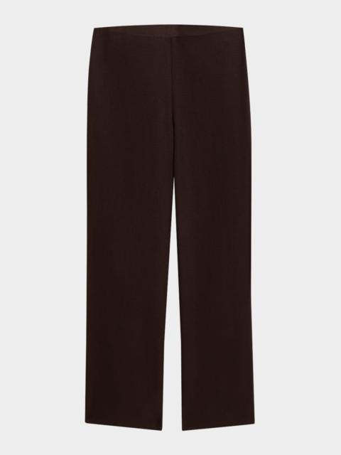 Ariosa Morelia Straight-Leg Ankle Pants