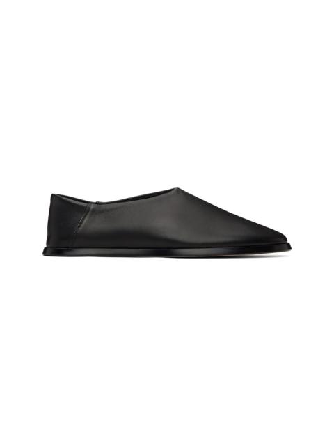 Black Slip On Loafers