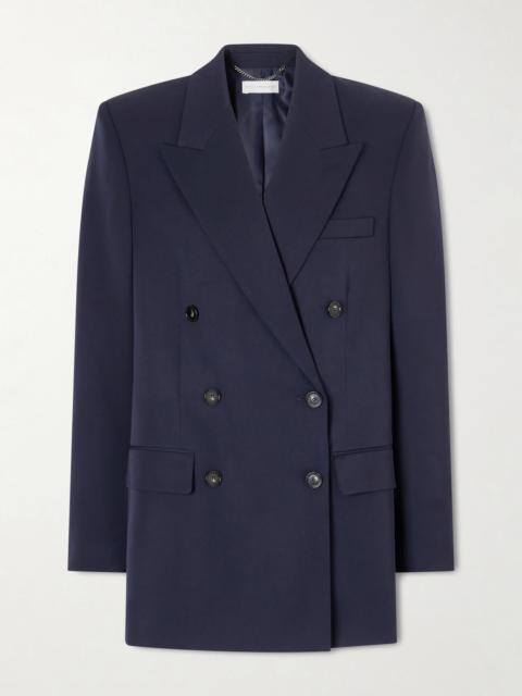 Double-breasted Wool-twill Blazer