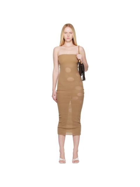 Beige Artemas Midi Dress