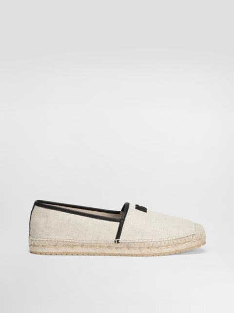 Salt&pepper and nappa espadrilles