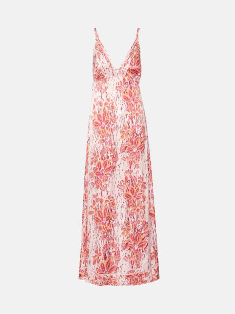 Cassandra floral maxi dress