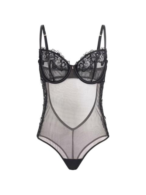 Lea floral lace bodysuit