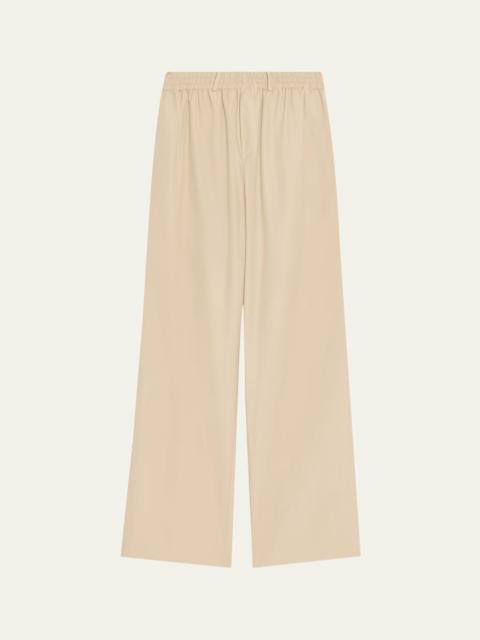 Teagan Wide-Leg Pull-On Pants