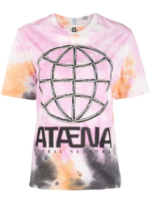 tie-dye graphic print T-shirt
