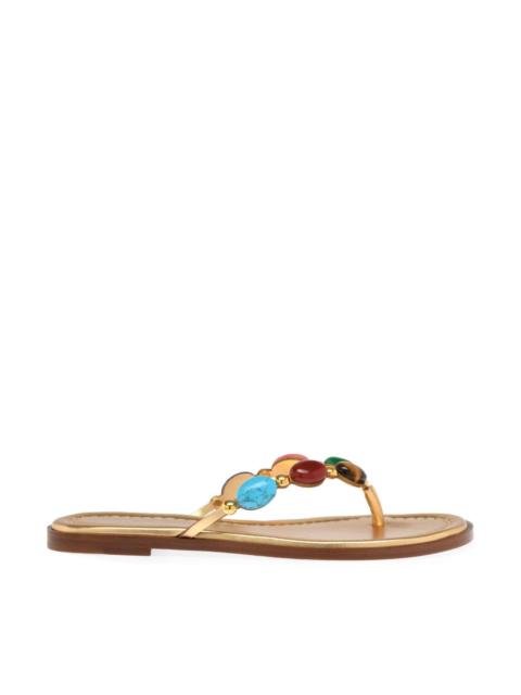 Shanti leather thong sandals