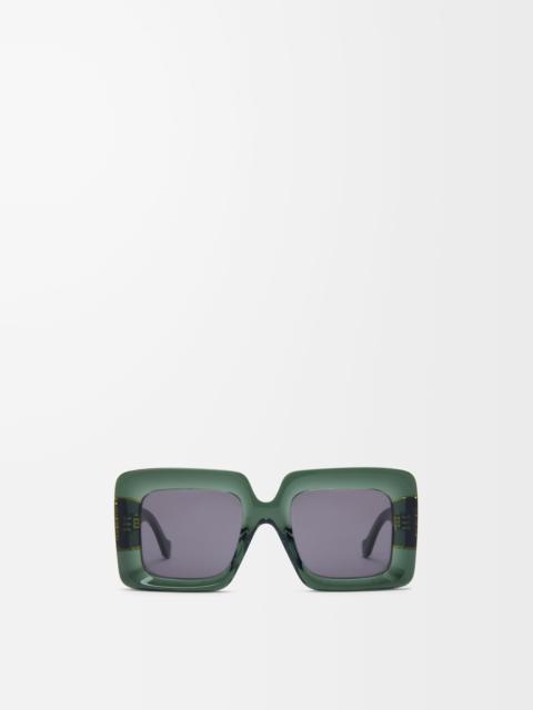 Beveled Square Maxi Anagram sunglasses