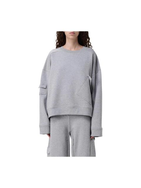 GREY SWEATSHIRT WITH POCKETS