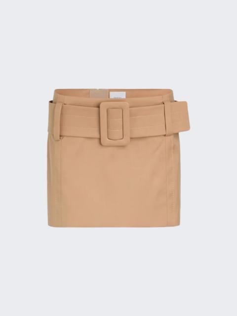 Mini Belted Skirt Praline