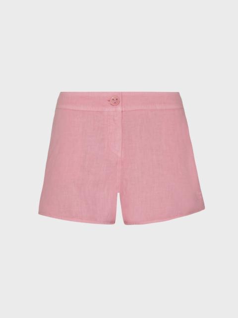 WOMEN LINEN BERMUDA SHORTS
