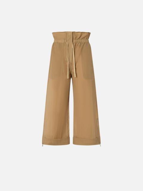 WIDE CULOTTE TROUSERS IN LIGHT FABRIC
