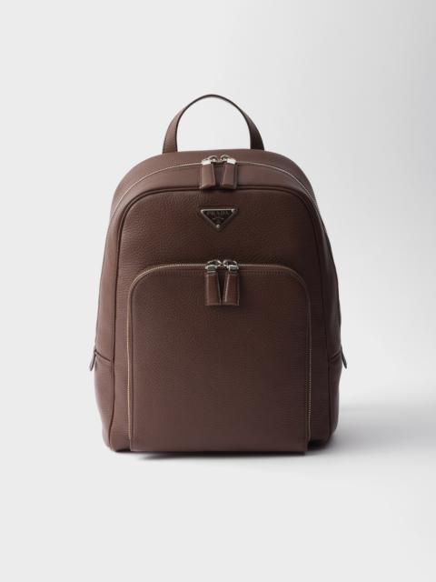 Leather backpack