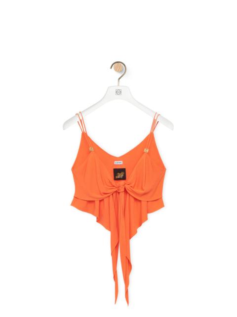 Double layer top in viscose