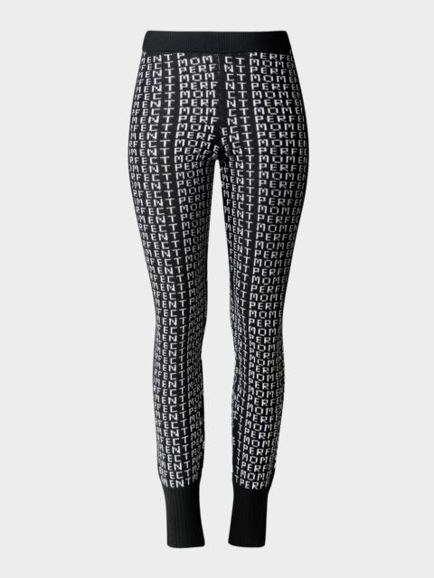 Monogram Merino Wool Leggings