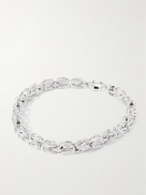 Byzantine Rhodium-plated Necklace