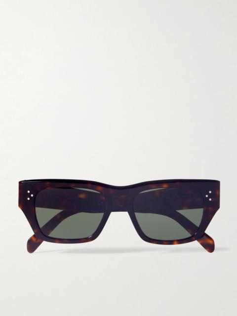 Square-frame tortoiseshell acetate sunglasses Tortoiseshell