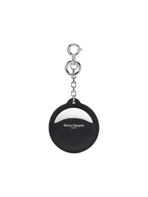 circle leather keyring