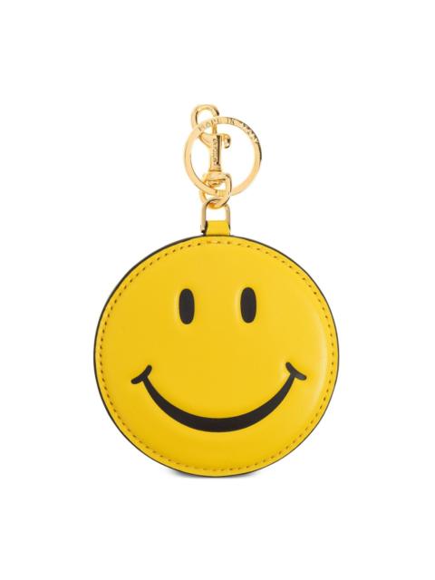 logo-debossed keychain