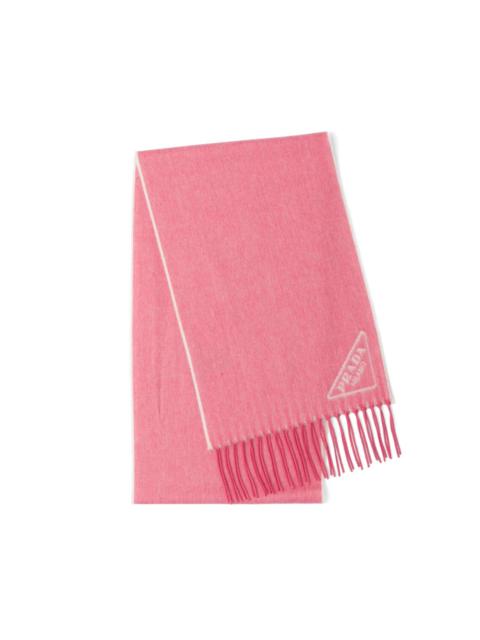 Double cashmere scarf