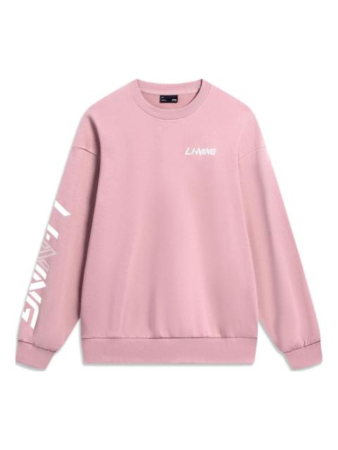 Li-Ning Graphic Sweatshirt 'Pink' AWDT607-5