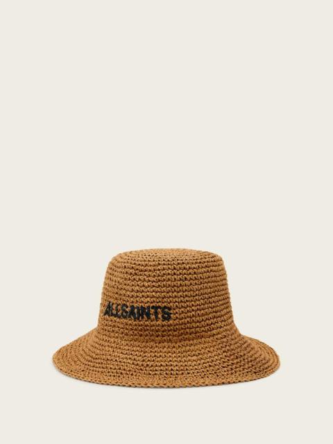 ELI STRAW BUCKET HAT