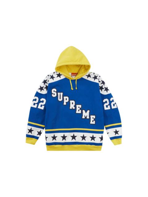 Supreme Hockey Hooded Sweatshirt (FW22) Royal