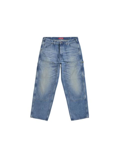 Supreme Worn Double Knee Painter Pant Denim