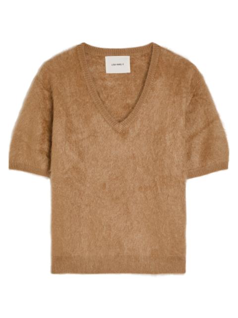 Lisa Yang Lovisa Brushed Cashmere top