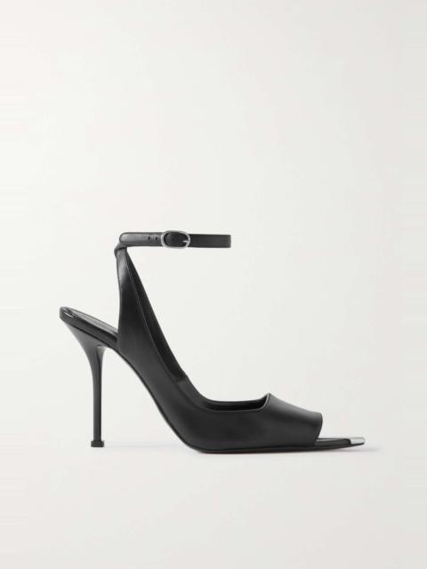 Punk leather sandals