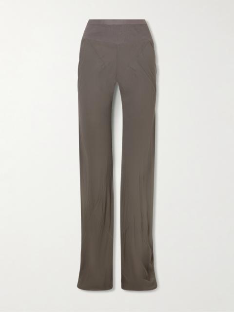 Bias Silk-crepe Wide-leg Pants