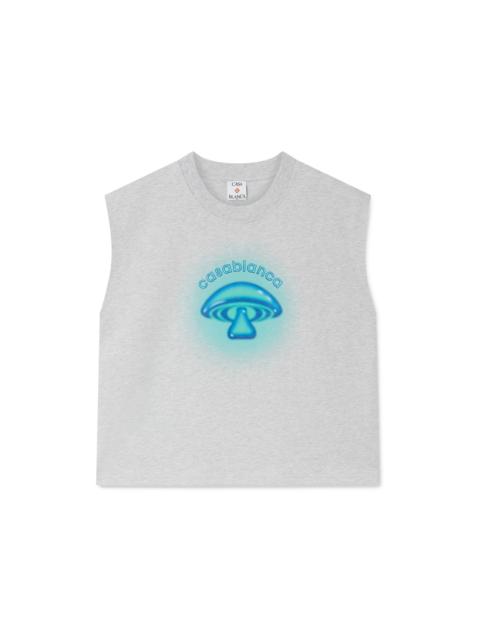 Airbrush Mushroom Sleeveless T-shirt