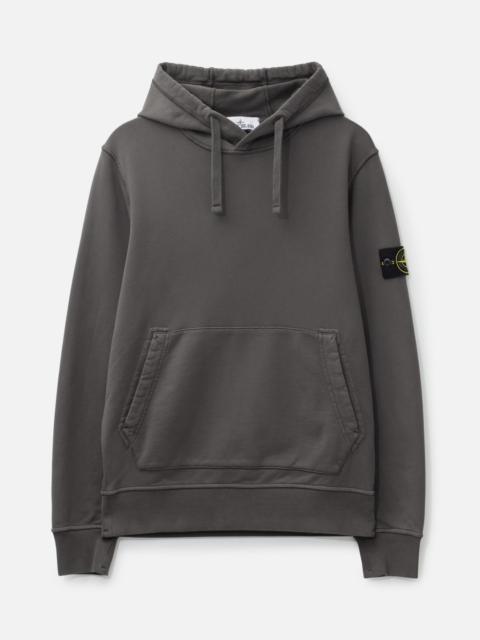 GARMENT DYED COTTON FLEECE HOODIE