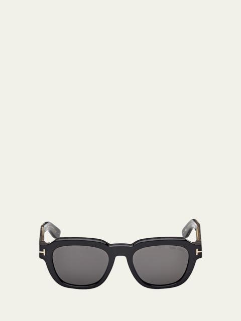 Men's Icon Collection Acetate Square Sunglasses