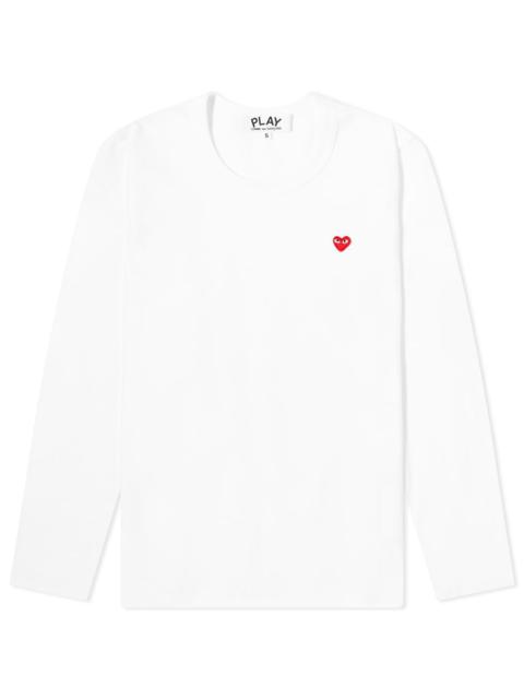 Comme des Garçons Play Long Sleeve Small Logo T-Shirt