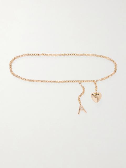 The Cable Gold-tone Belt