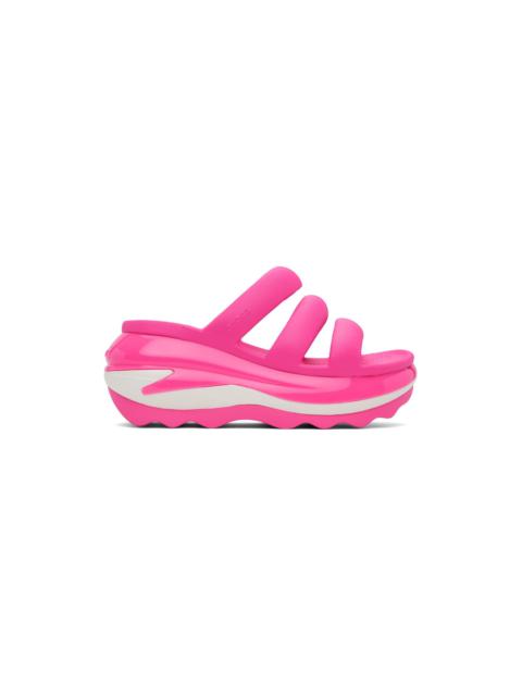 Pink Mega Crush Triple Strap Sandals