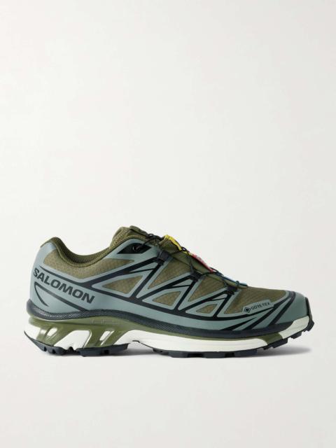XT-6 Rubber-Trimmed GORE-TEX Mesh Sneakers