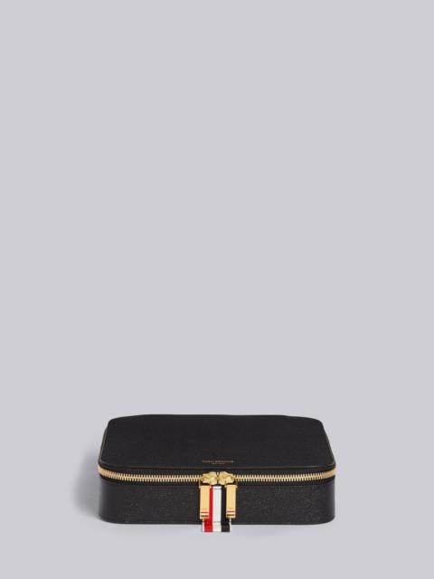 Black Pebbled Shoe Shine Kit