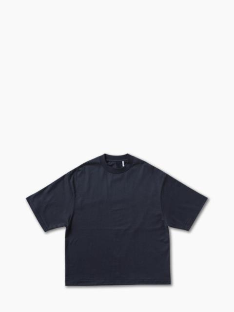 KAPTAIN SUNSHINE SUVIN SUPIMA TUBE HALFSLEEVE TEE HEAVY INK BLACK