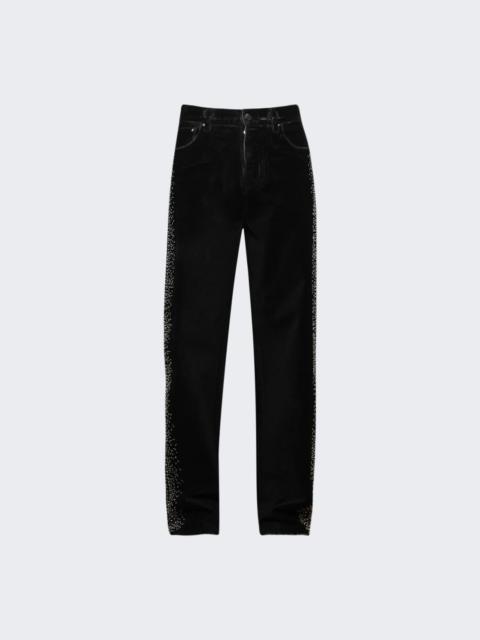 Velvet Baggy Jean Black