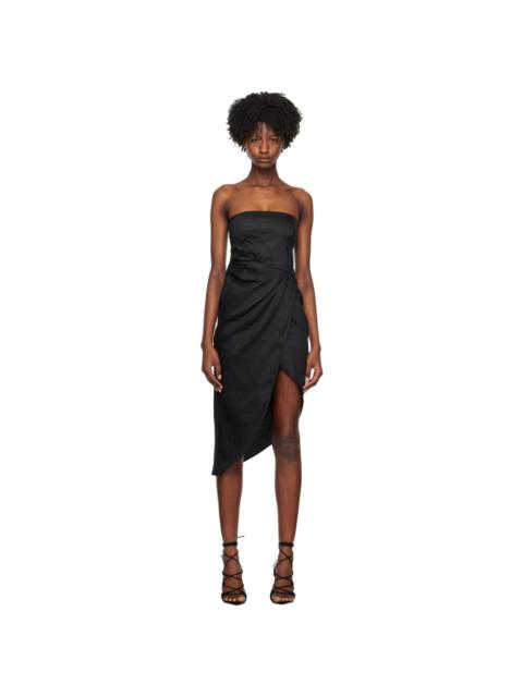 Black Lica Midi Dress