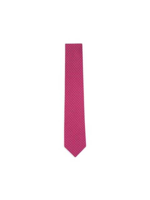 tennis-print silk tie