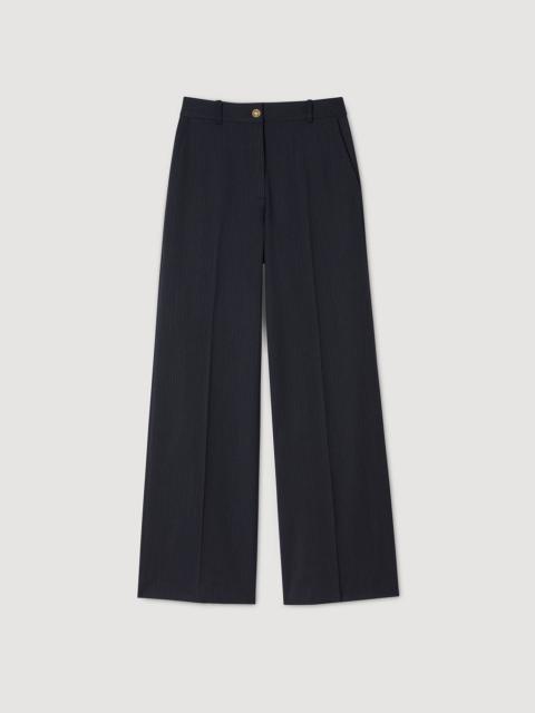 CHALK-STRIPED TROUSERS