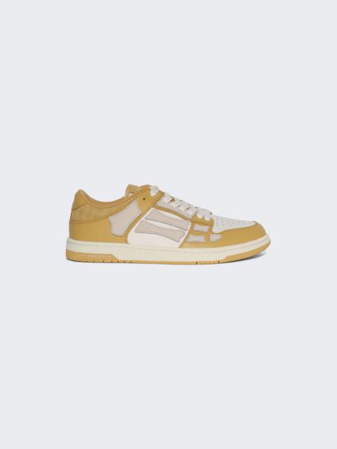 Debossed Quad Skel Low Top Sneakers Champagne