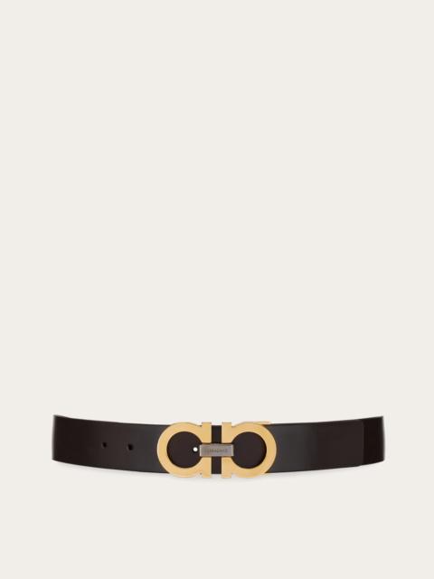 Reversible and adjustable Gancini belt