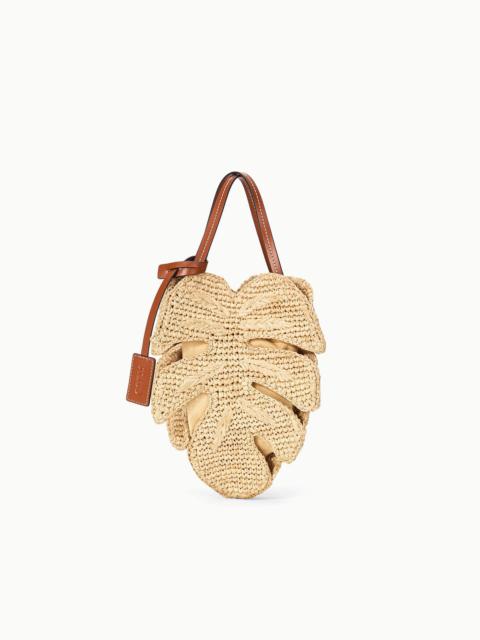 STAUD PALM RAFFIA BAG NATURAL TAN