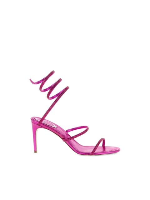 Cleo crystal-appliqué sandals